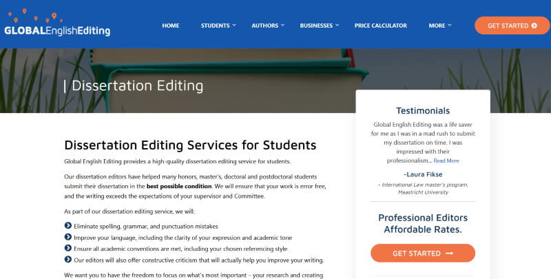 Dissertation editing services reviews